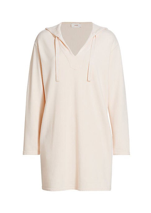 Draped Hooded Minidress