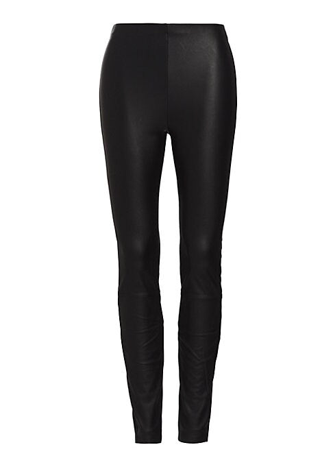 Faux Leather High-Rise Leggings