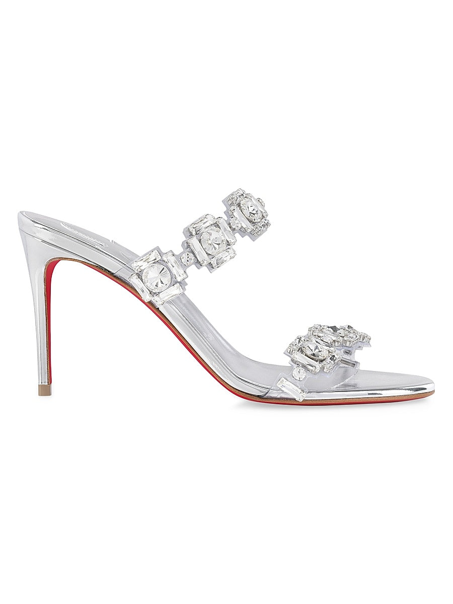 Just Jewel 85MM Specchio Leather Heels
