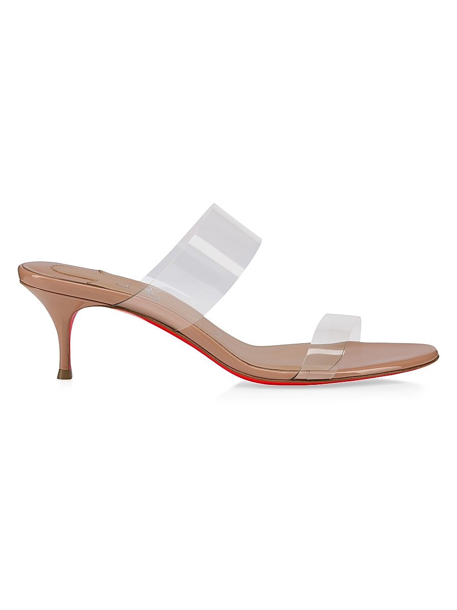 Just Nothing 55MM Leather Sandal Heels