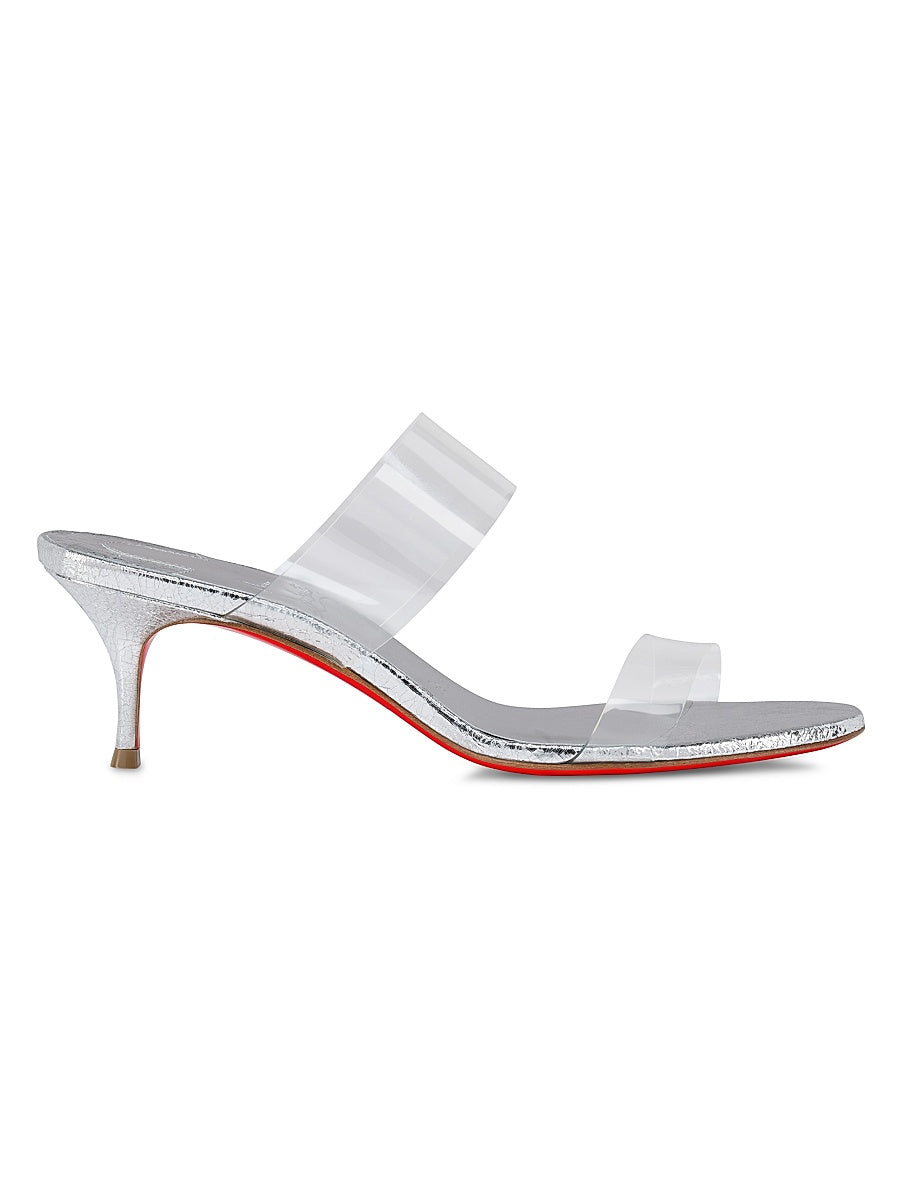 Just Nothing 55MM Leather Sandal Heels