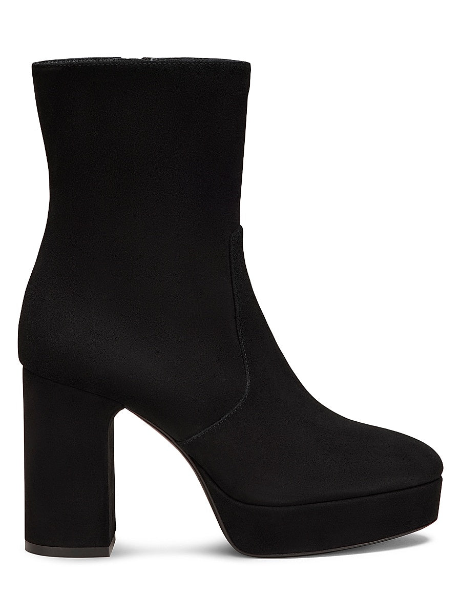 Dayna 90MM Suede Platform Booties