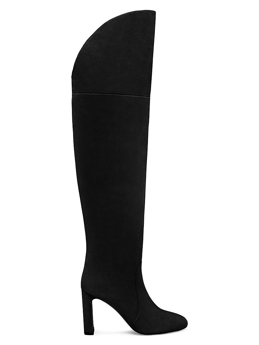 Babette 85MM Suede Over-The-Knee Boots