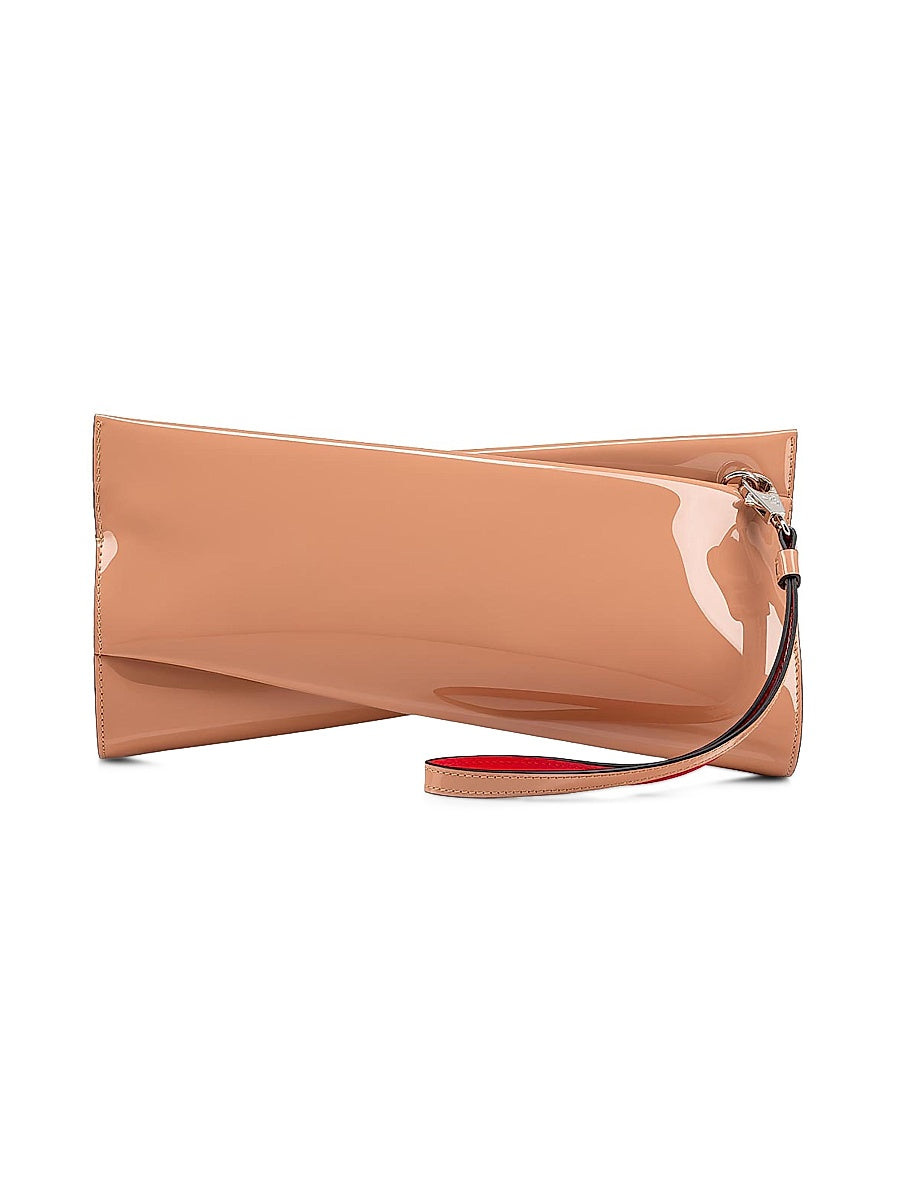 Loubitwist Patent Leather Wristlet