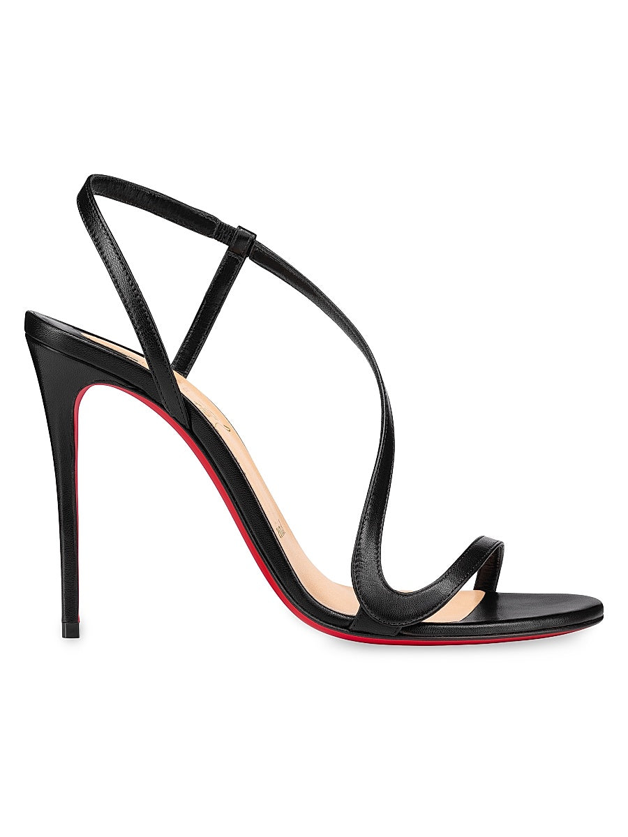 Rosalie 100MM Leather Sandals