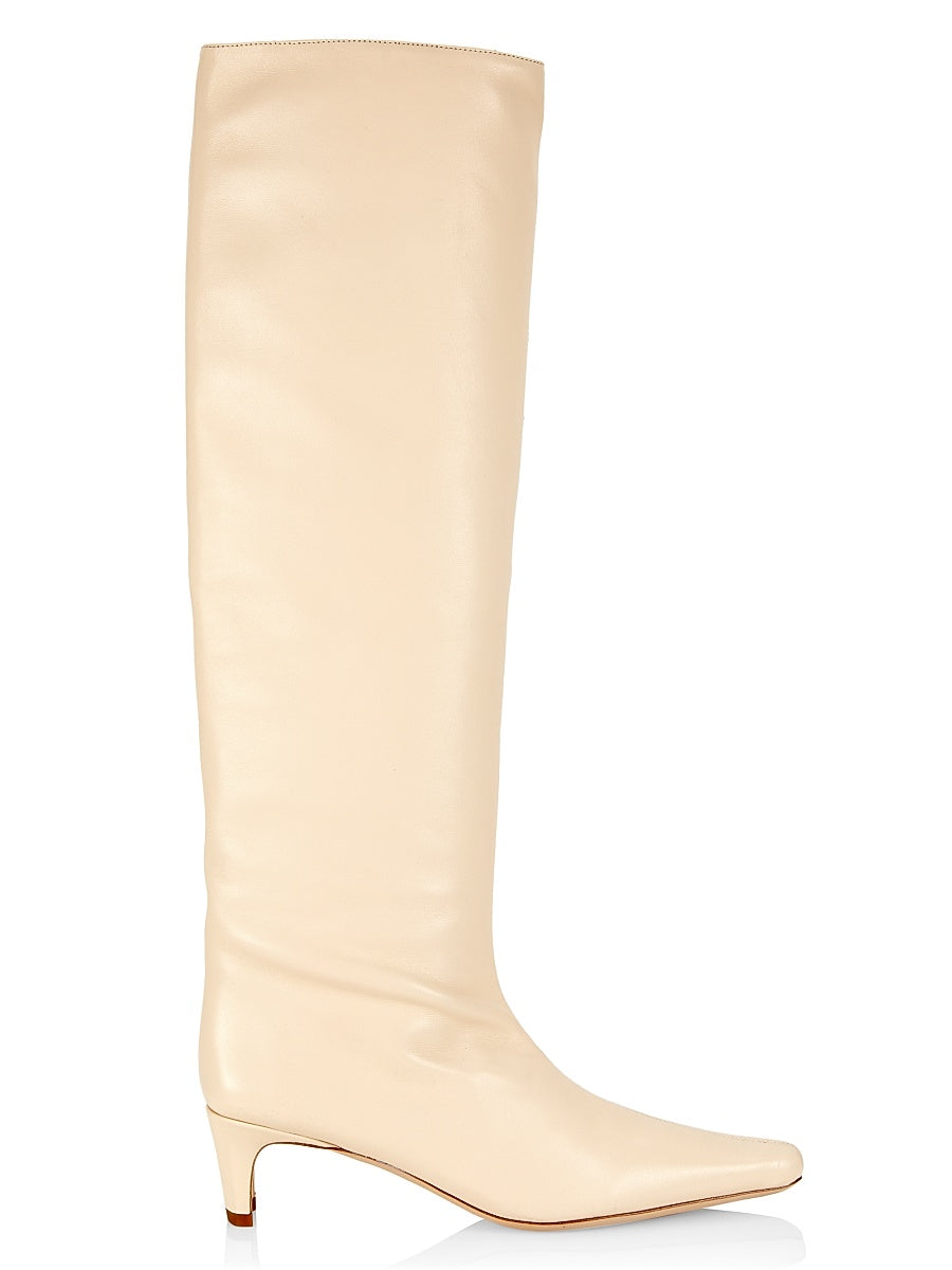 Wally Leather Knee-High Boots