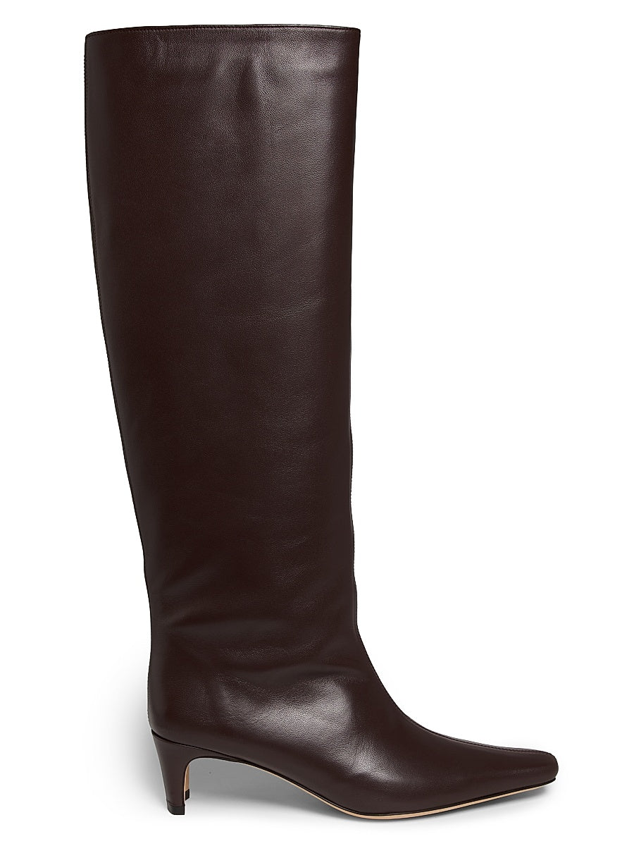 Wally Leather Knee-High Boots