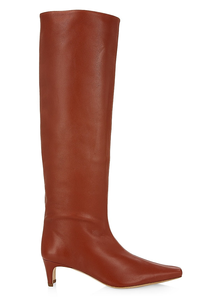 Wally Leather Knee-High Boots