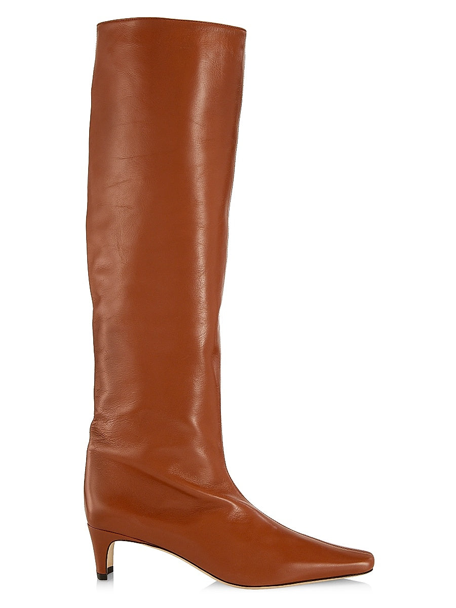 Wally Leather Knee-High Boots