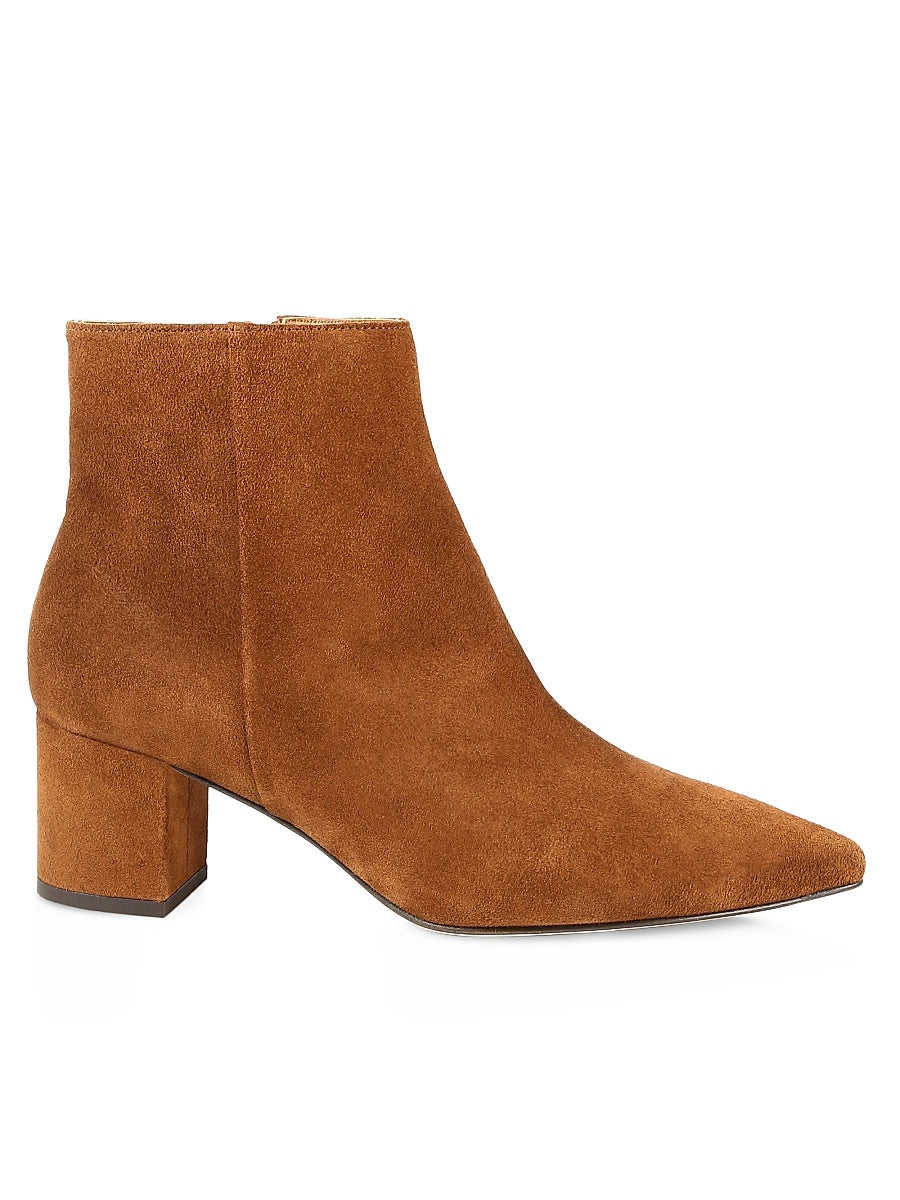 Jeanne 85MM Suede Ankle Boots