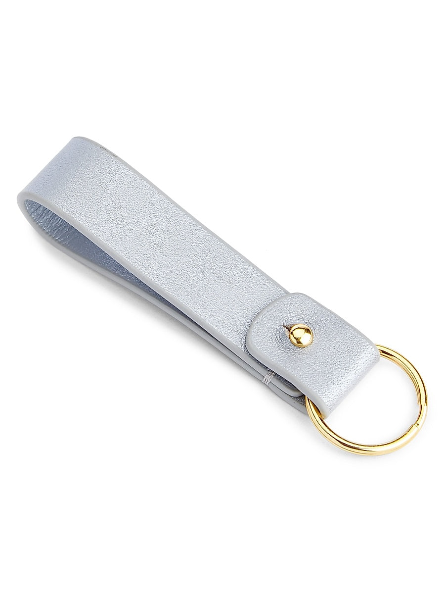 Royce New York Minimalist Leather Key Fob