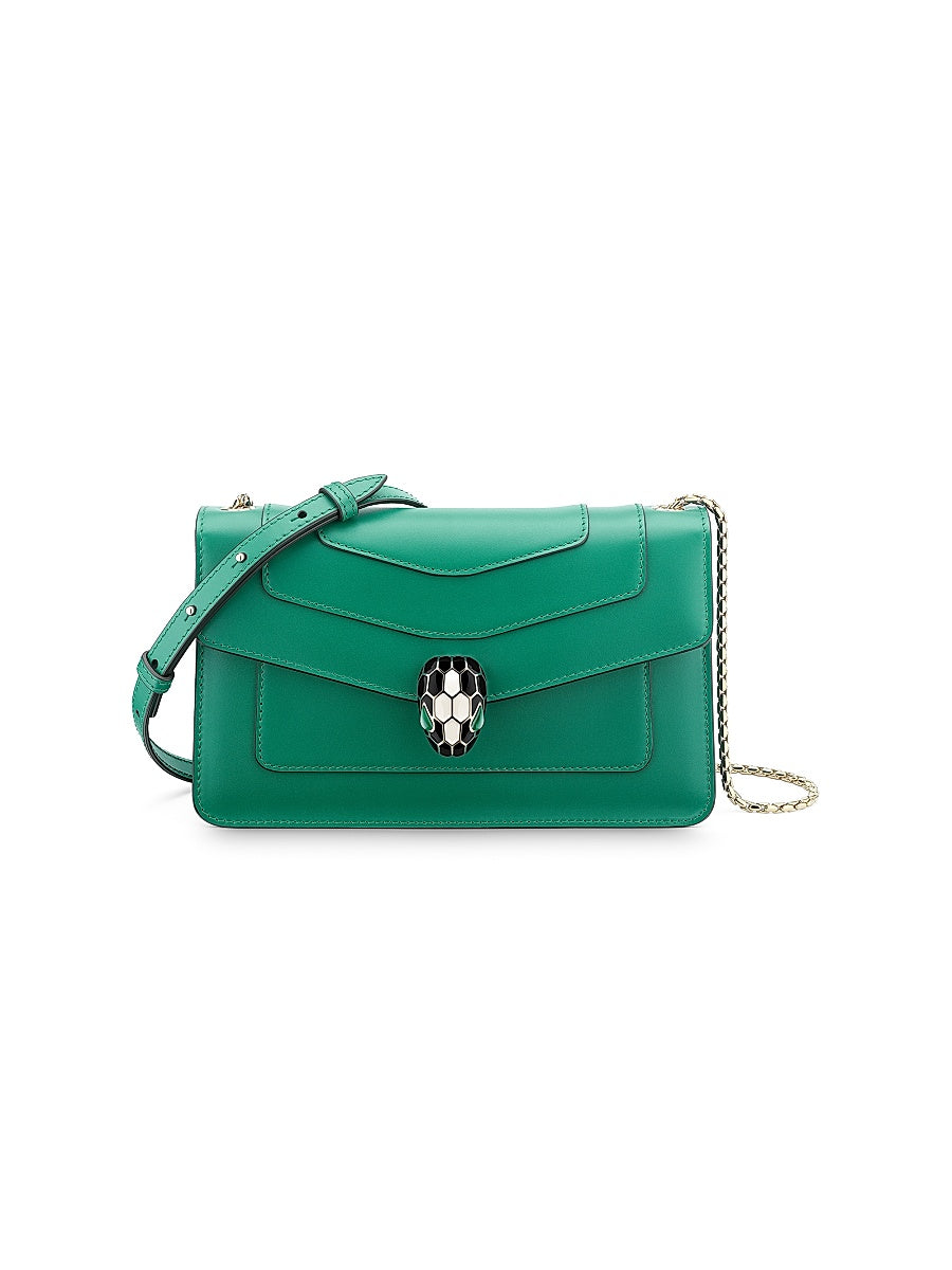 Serpenti Leather Crossbody Bag