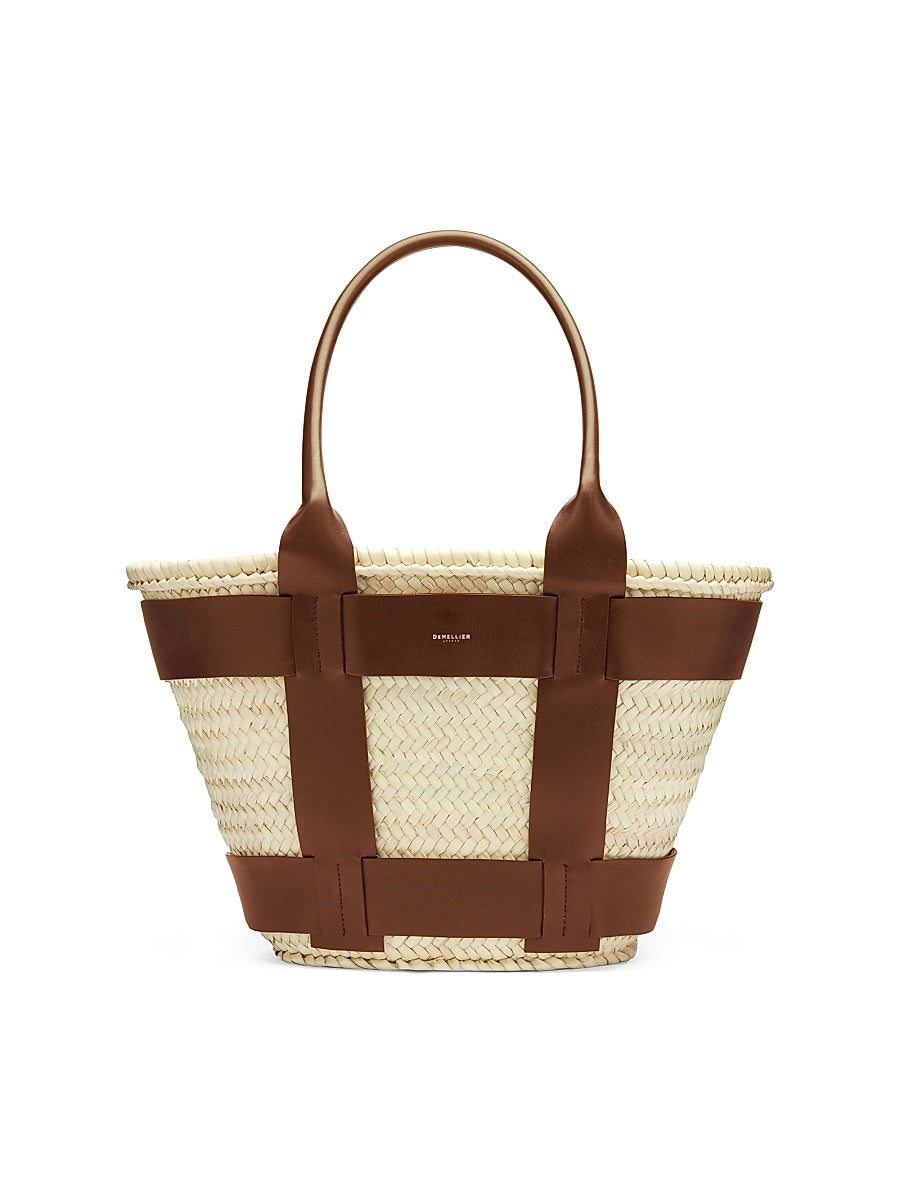 Santorini Raffia Tote Bag