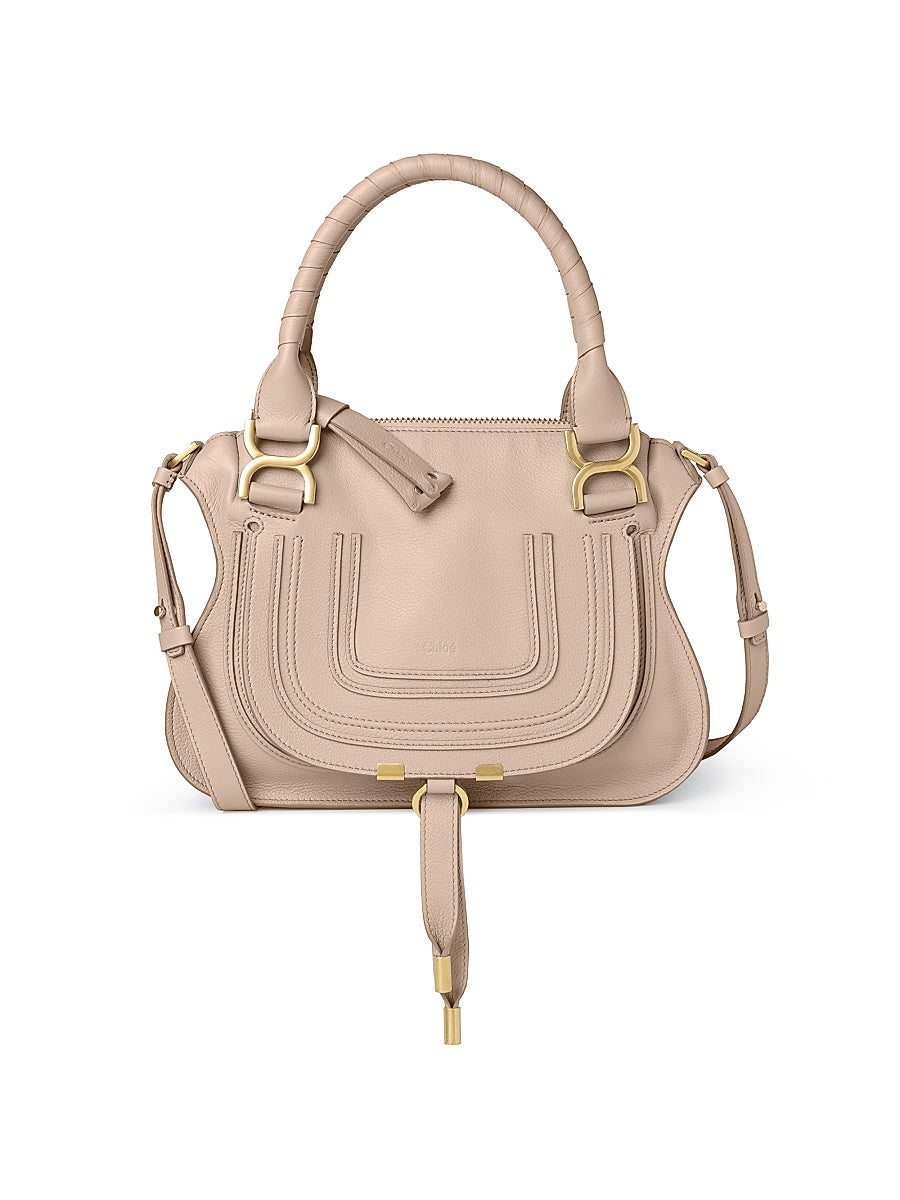 Small Marcie Leather Satchel Bag