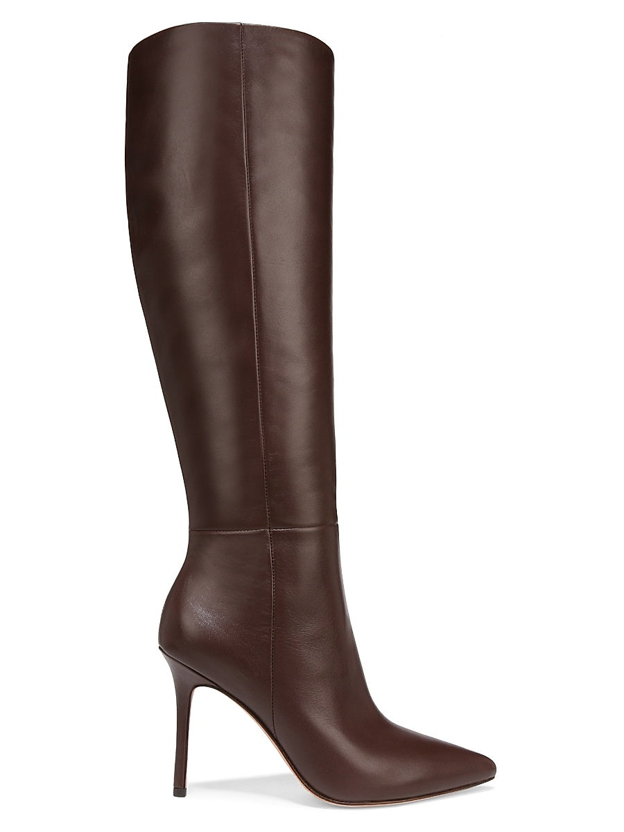 Lisa Leather High-Heel Boots