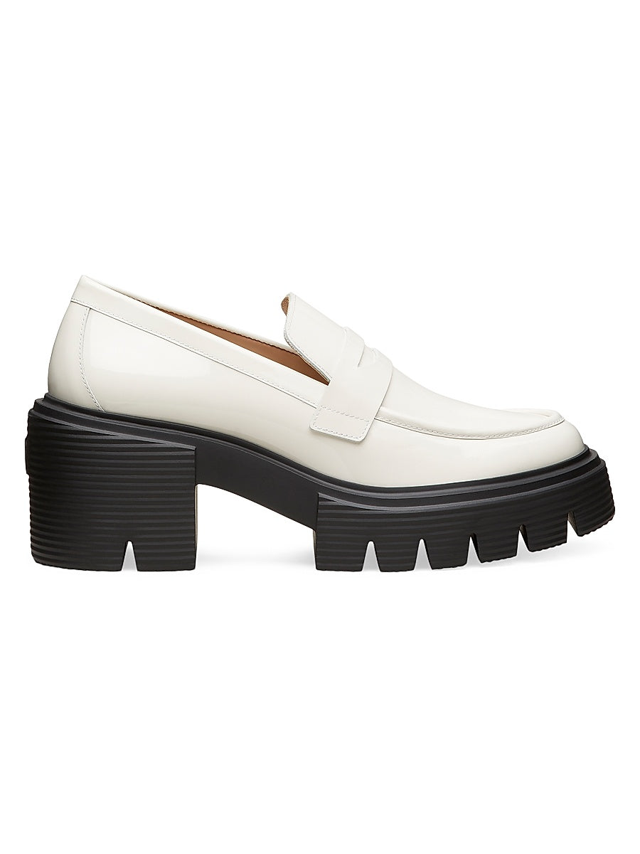 Soho Leather Lug-Sole Loafers
