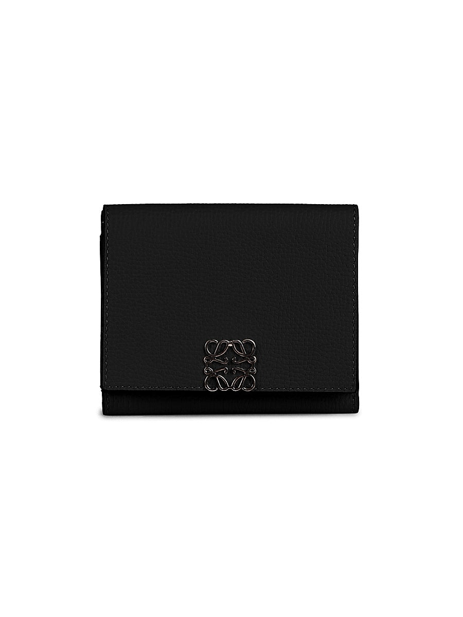 Anagram Leather Trifold Wallet