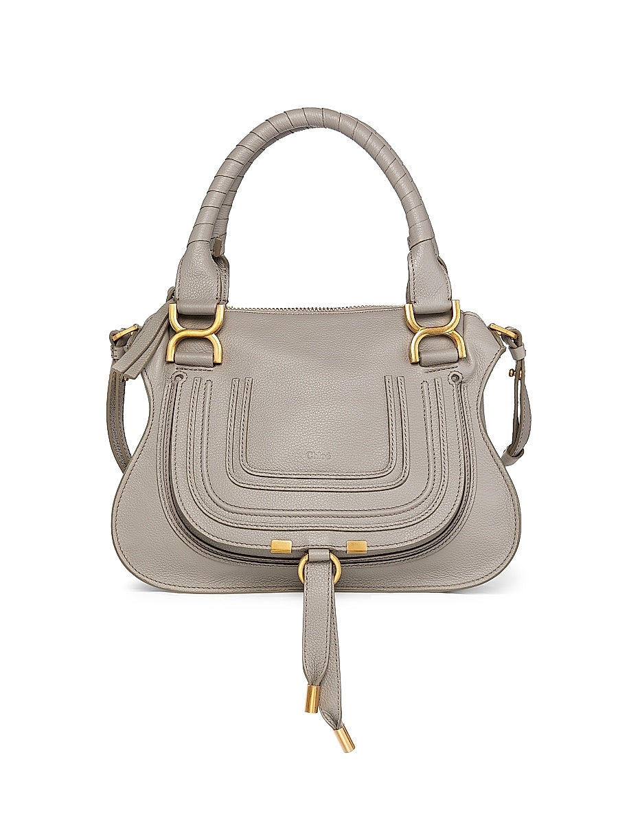Small Marcie Leather Satchel