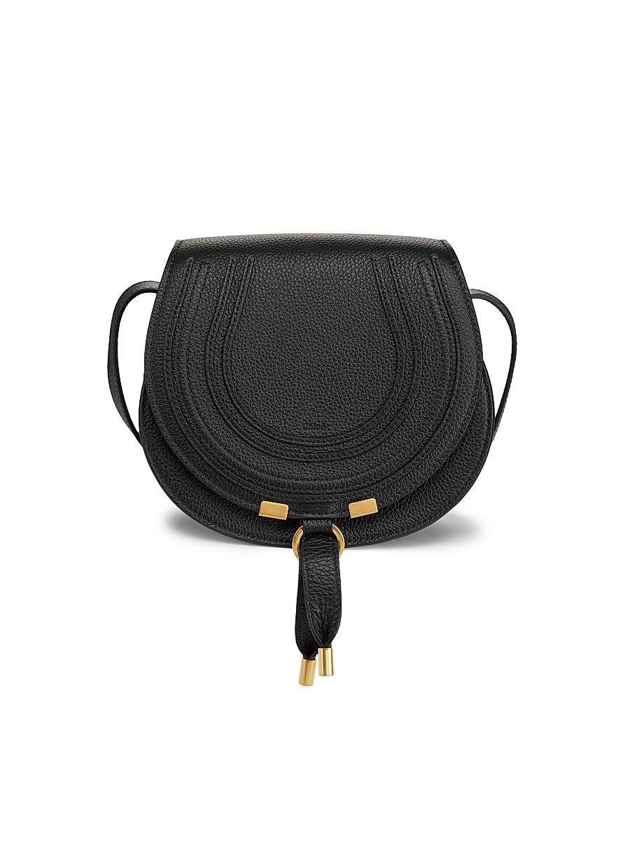 Mini Marcie Leather Saddle Bag