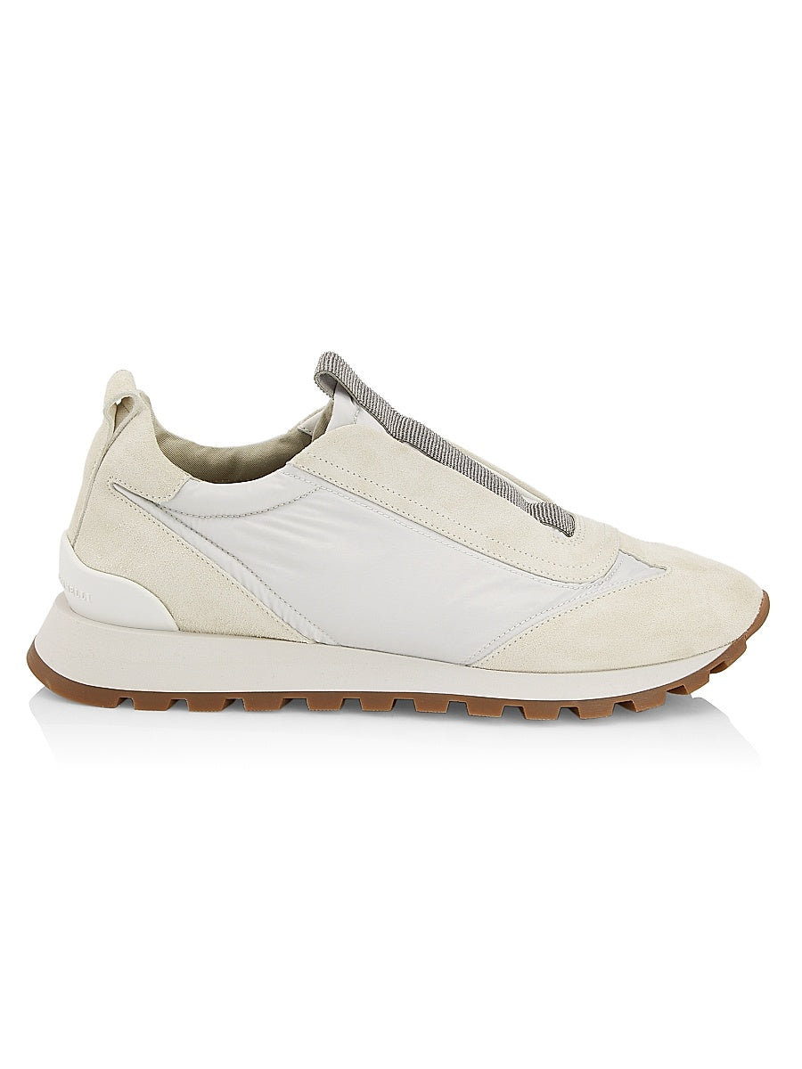 Monili Suede Slip-On Sneakers