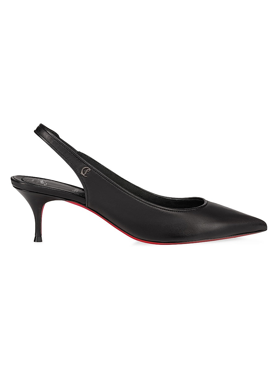 Sporty Kate 55MM Leather Slingback Pumps