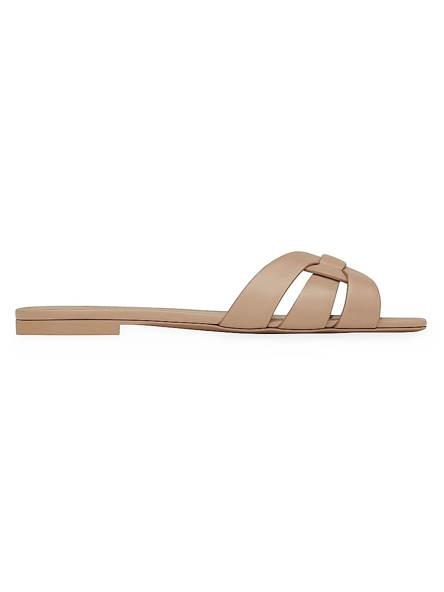 Tribute Mules in Smooth Leather