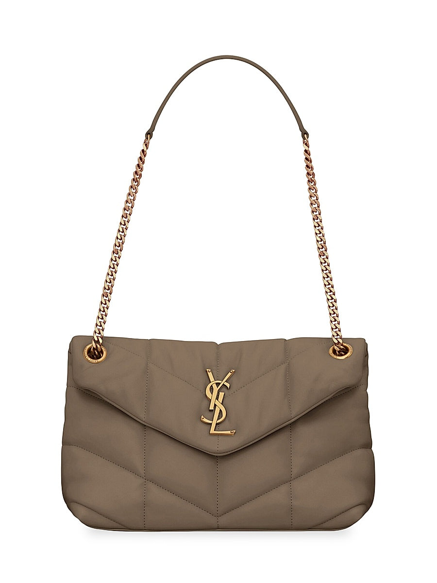 Puffer Small Shoulder Bag in Nappa Leather