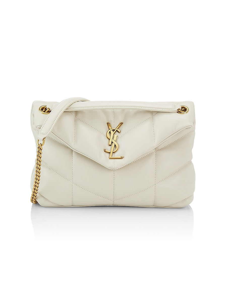 Puffer Small Shoulder Bag in Nappa Leather