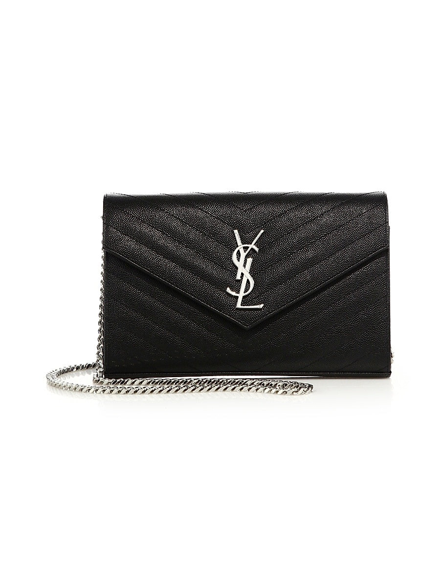 Monogram Matelasse Leather Wallet-On-Chain