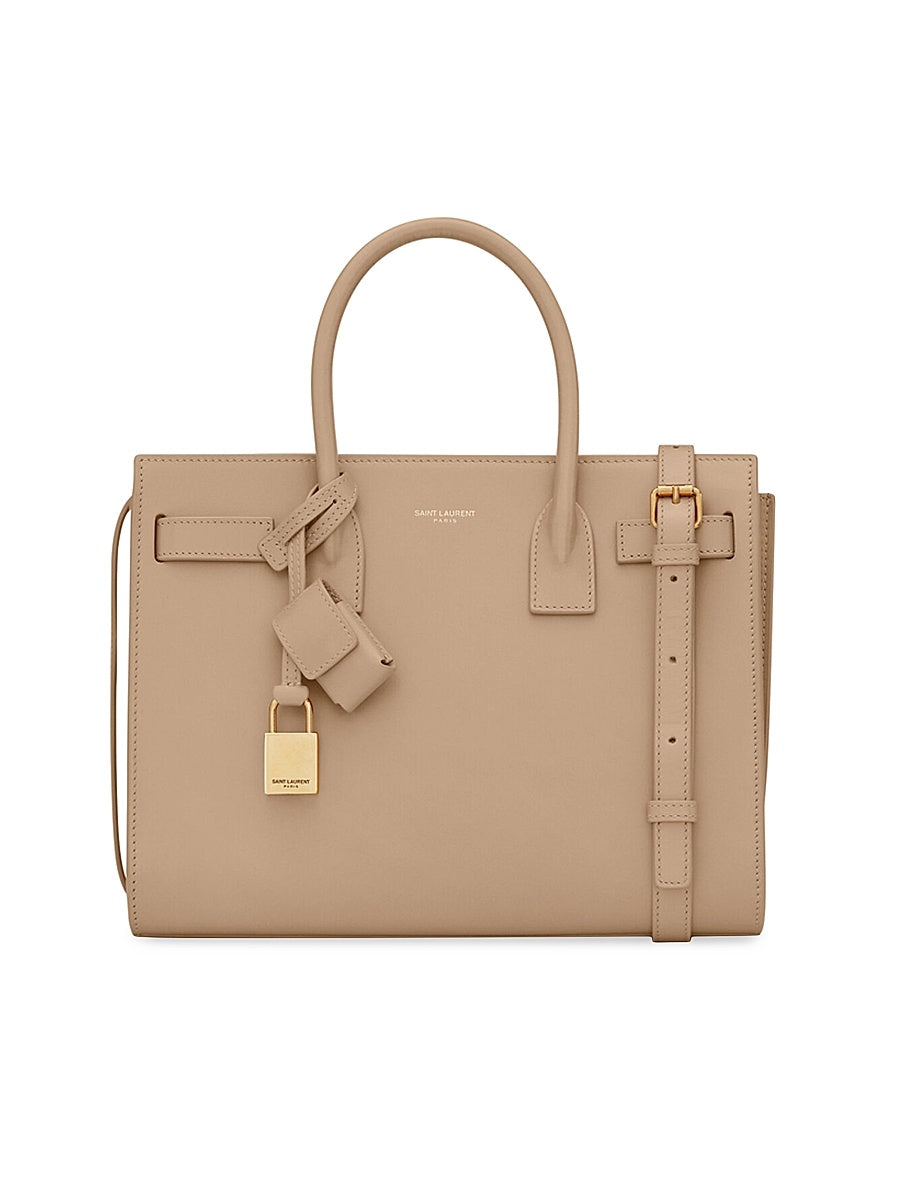 Sac De Jour Baby Top Handle Bag in Smooth Leather