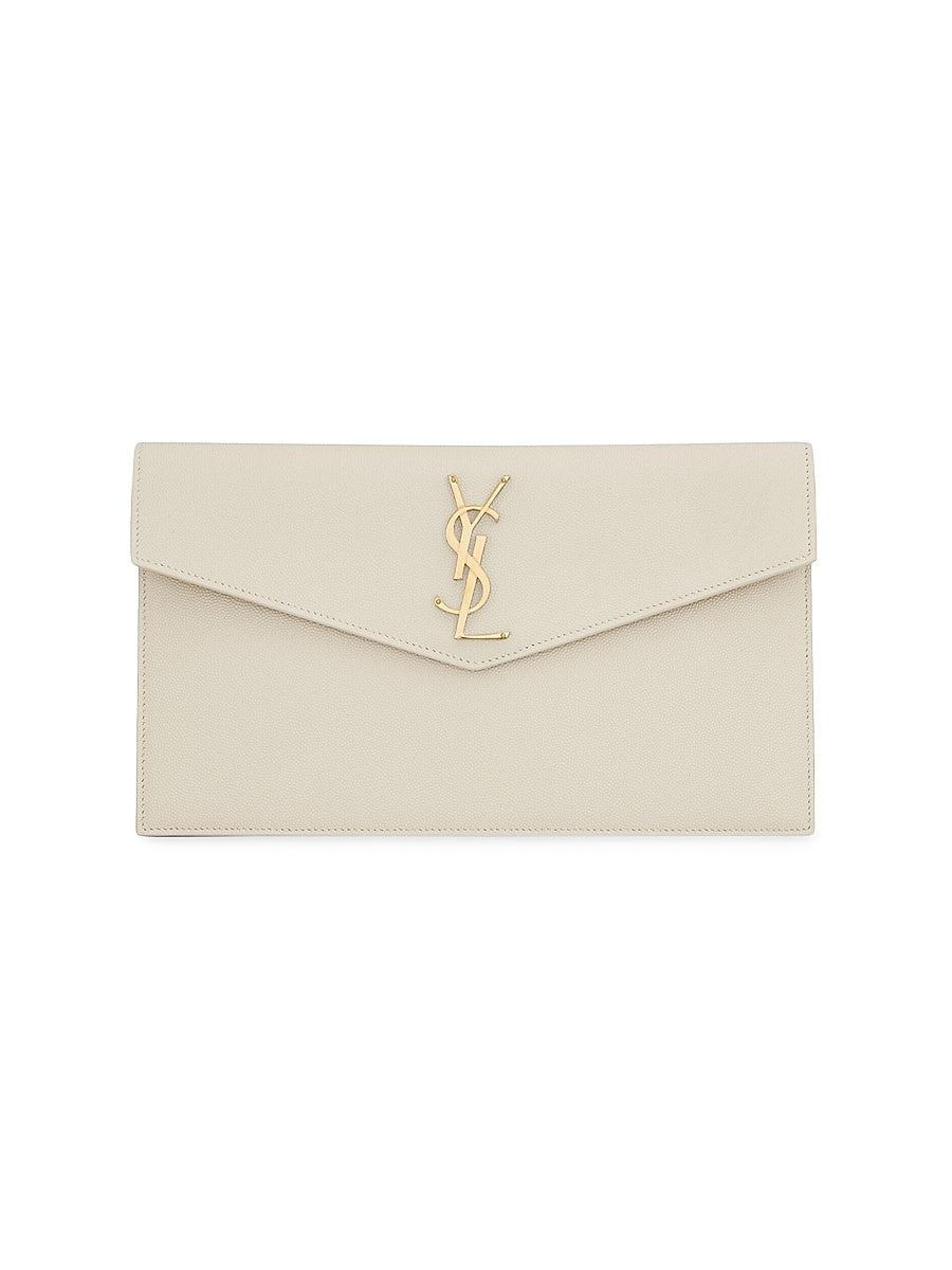 Uptown Pouch in Grain De Poudre Embossed Leather