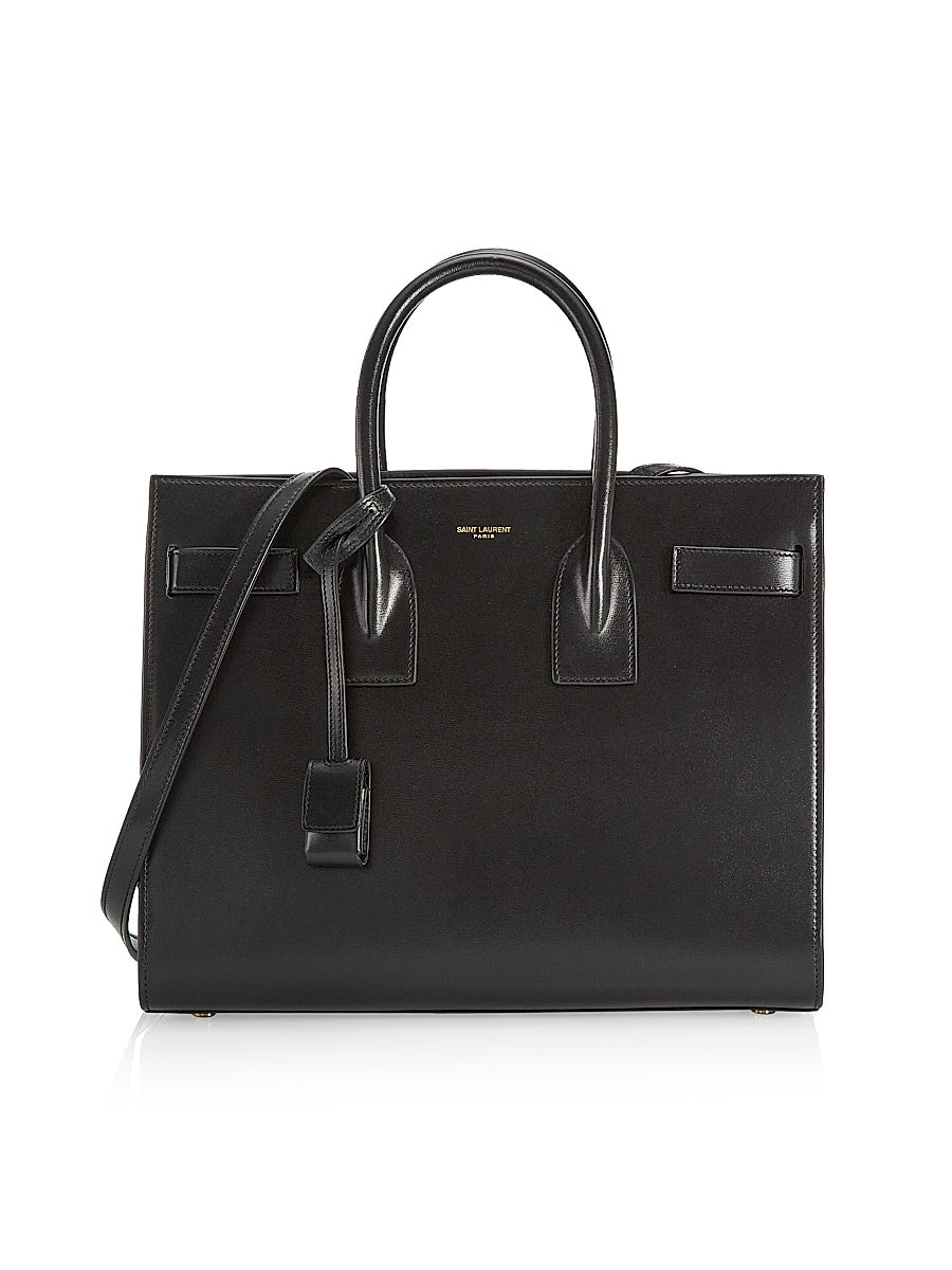 Small Carryall Sac De Jour Leather Satchel