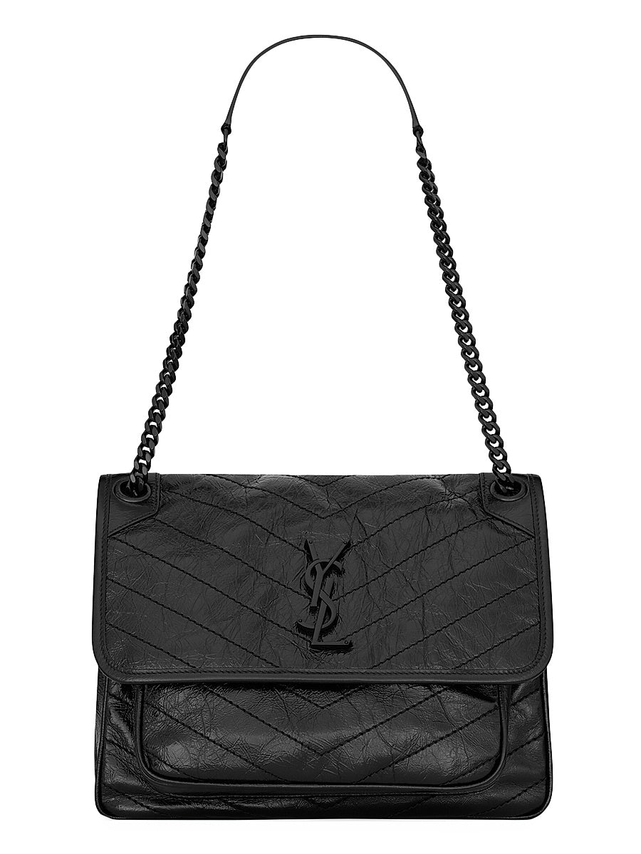 Niki Medium Shoulder Bag in Vintage Leather