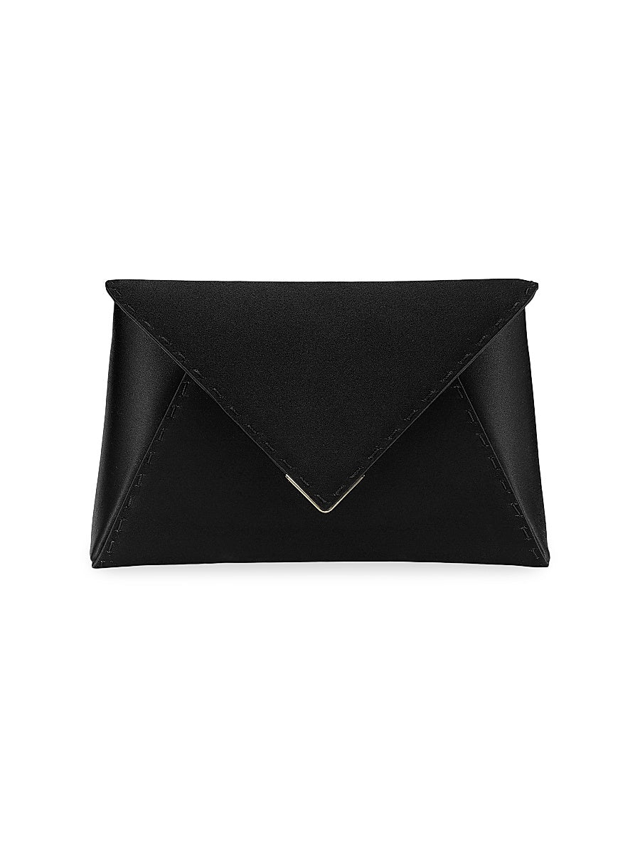 Lee Pouchet Small Satin with Gold Hardware