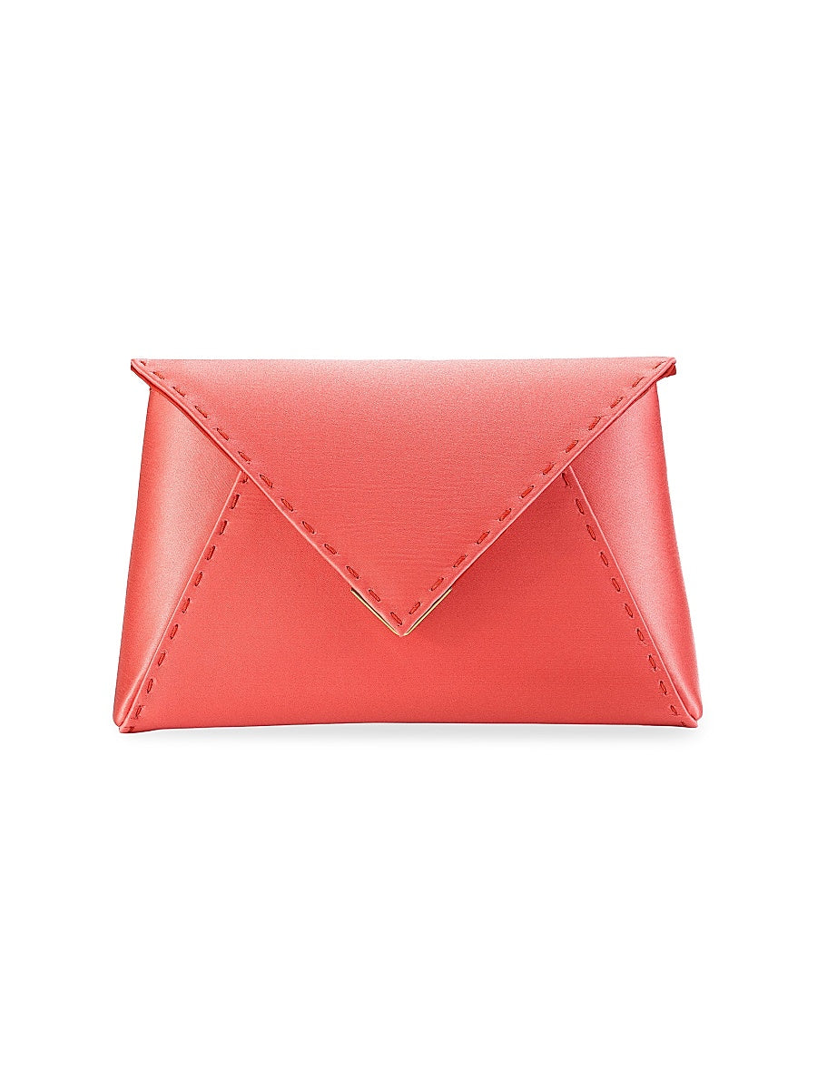 Lee Pouchet Small Satin with Gold Hardware