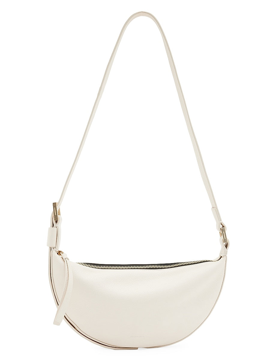 Halfmoon Leather Crossbody Bag