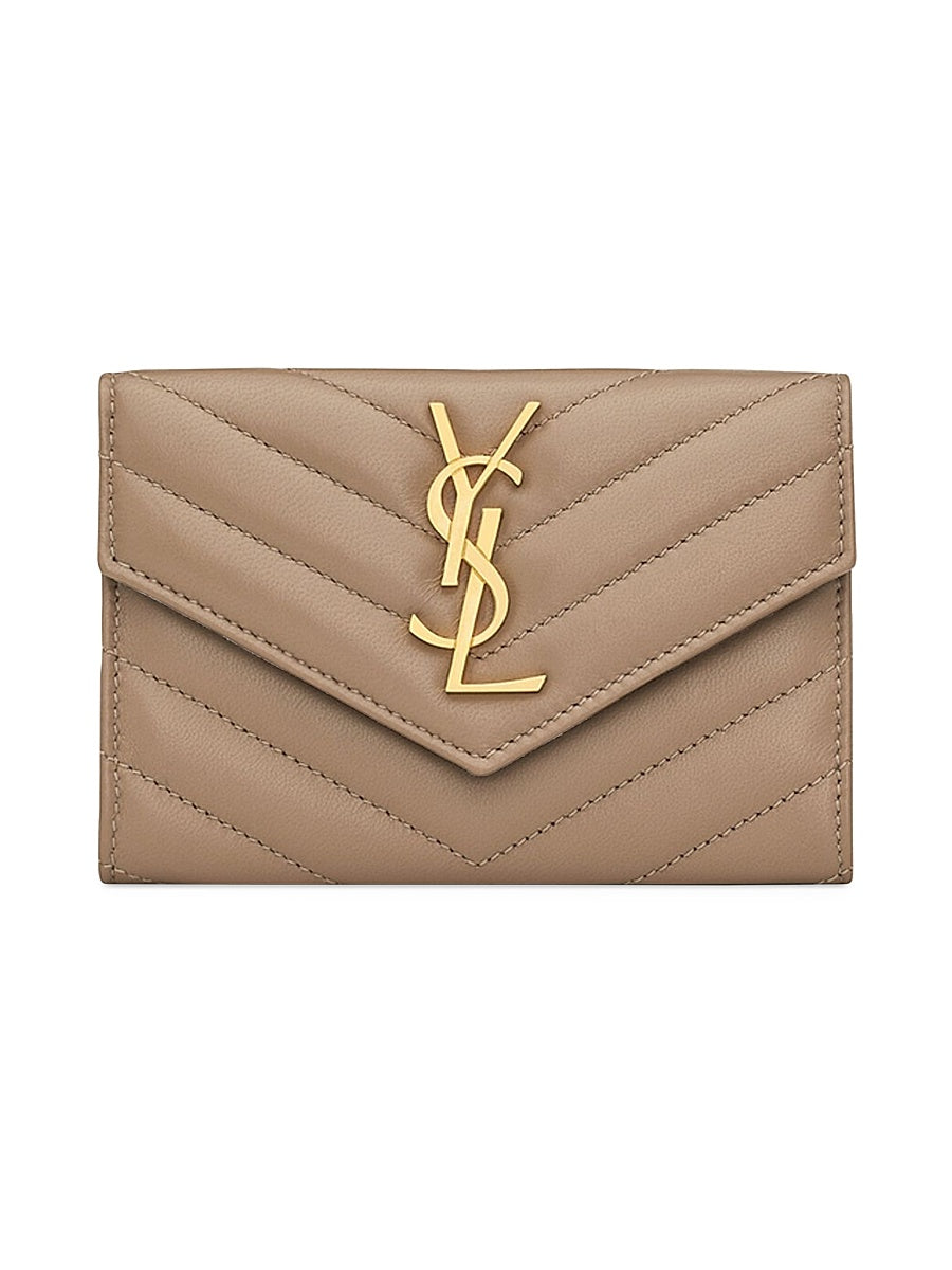 Cassandre Matelassé Small Envelope Wallet in Lambskin