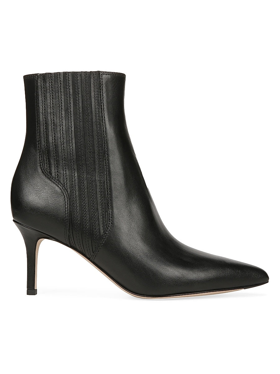Lisa 70MM Leather Ankle Boots