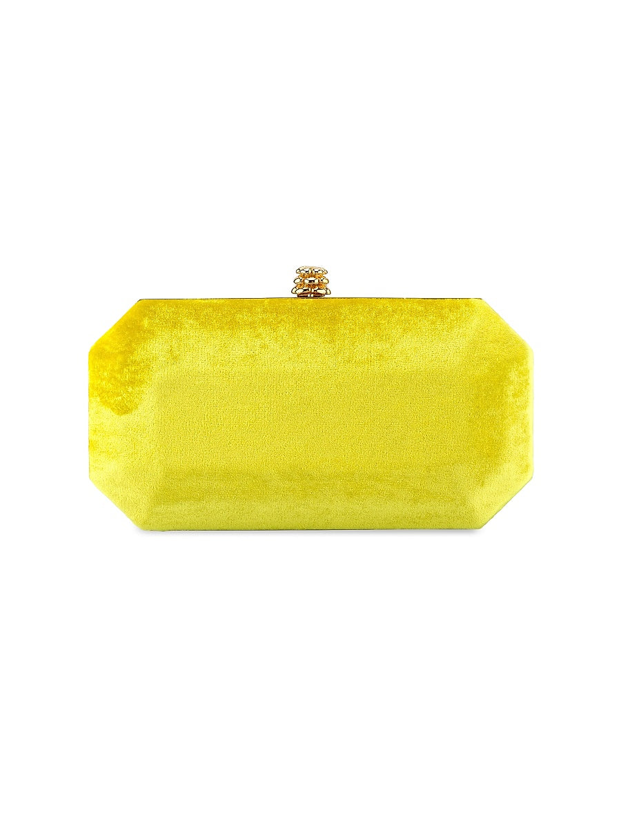 Perry Clutch Small in Crushed Velvet