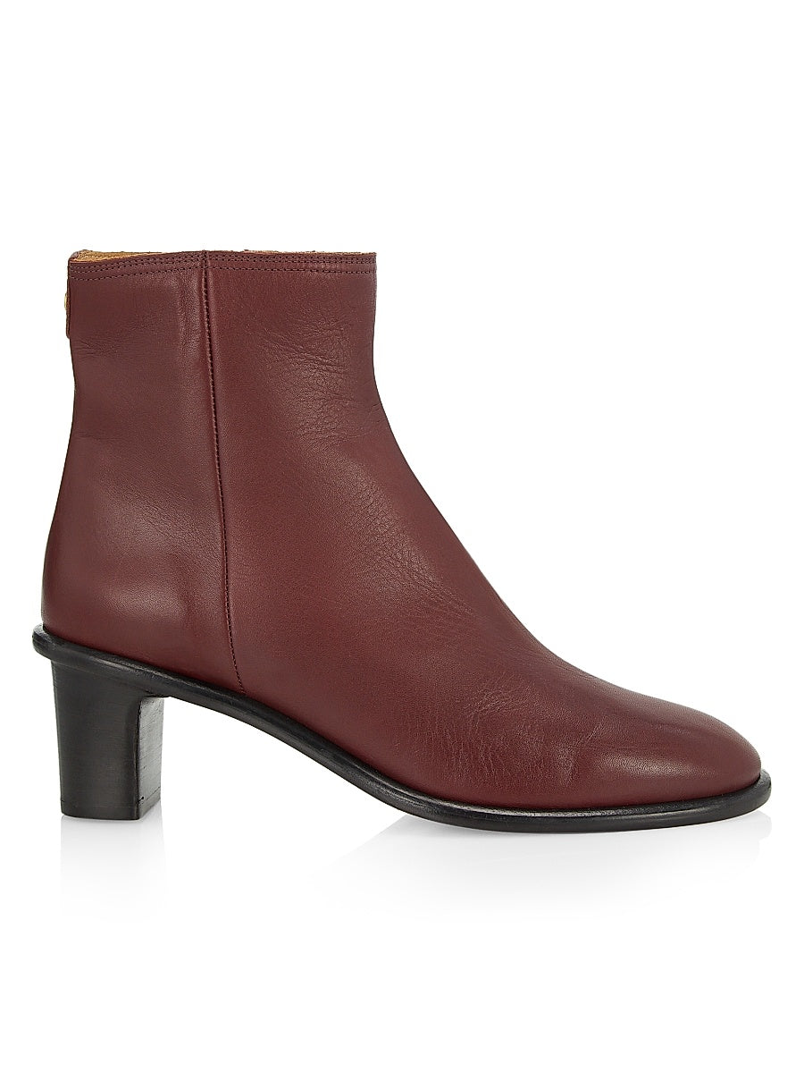Gelda 50MM Leather Ankle Boots
