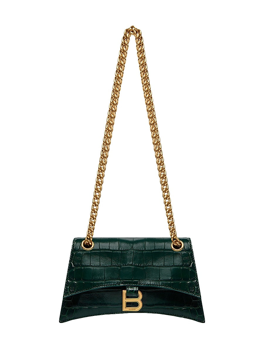 Crush XS Chain Bag Crocodile Embossed