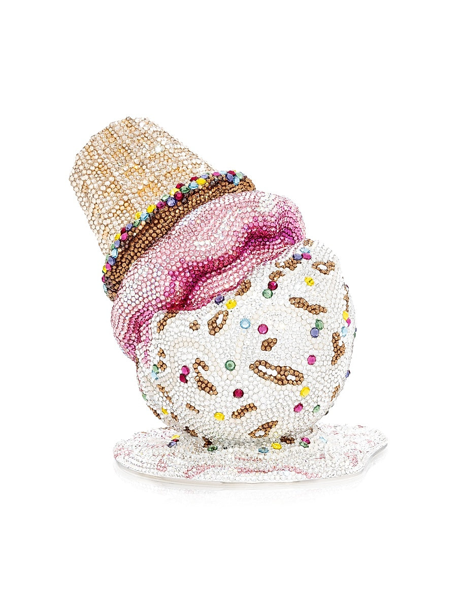 Upside Down Cone Novelty Clutch