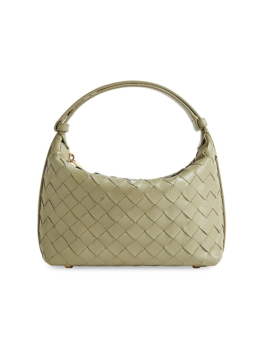Mini Wallace Leather Top-Handle Bag