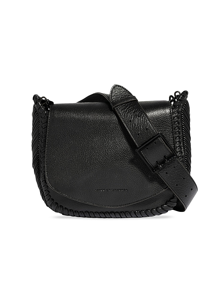 All For Love Leather Saddle Crossbody Bag