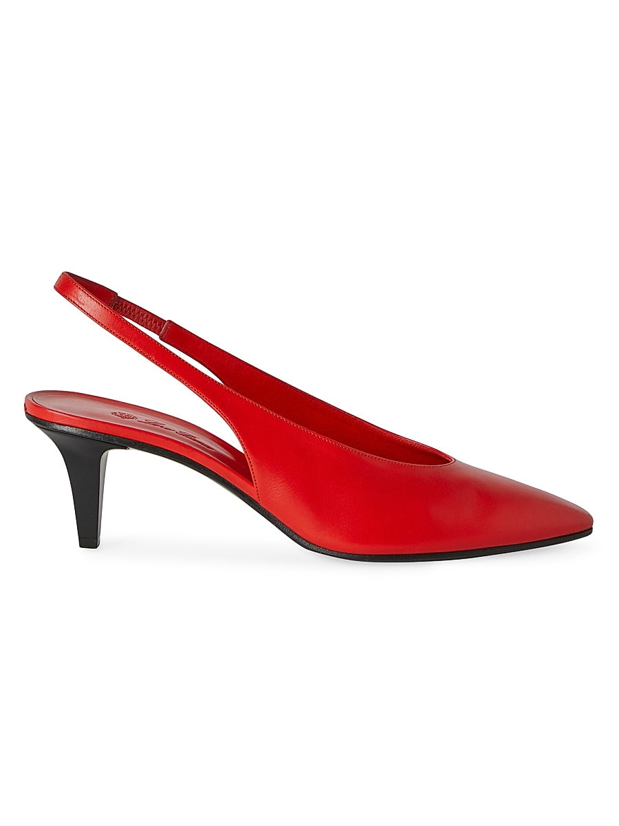 Rebecca Leather Slingback Pumps