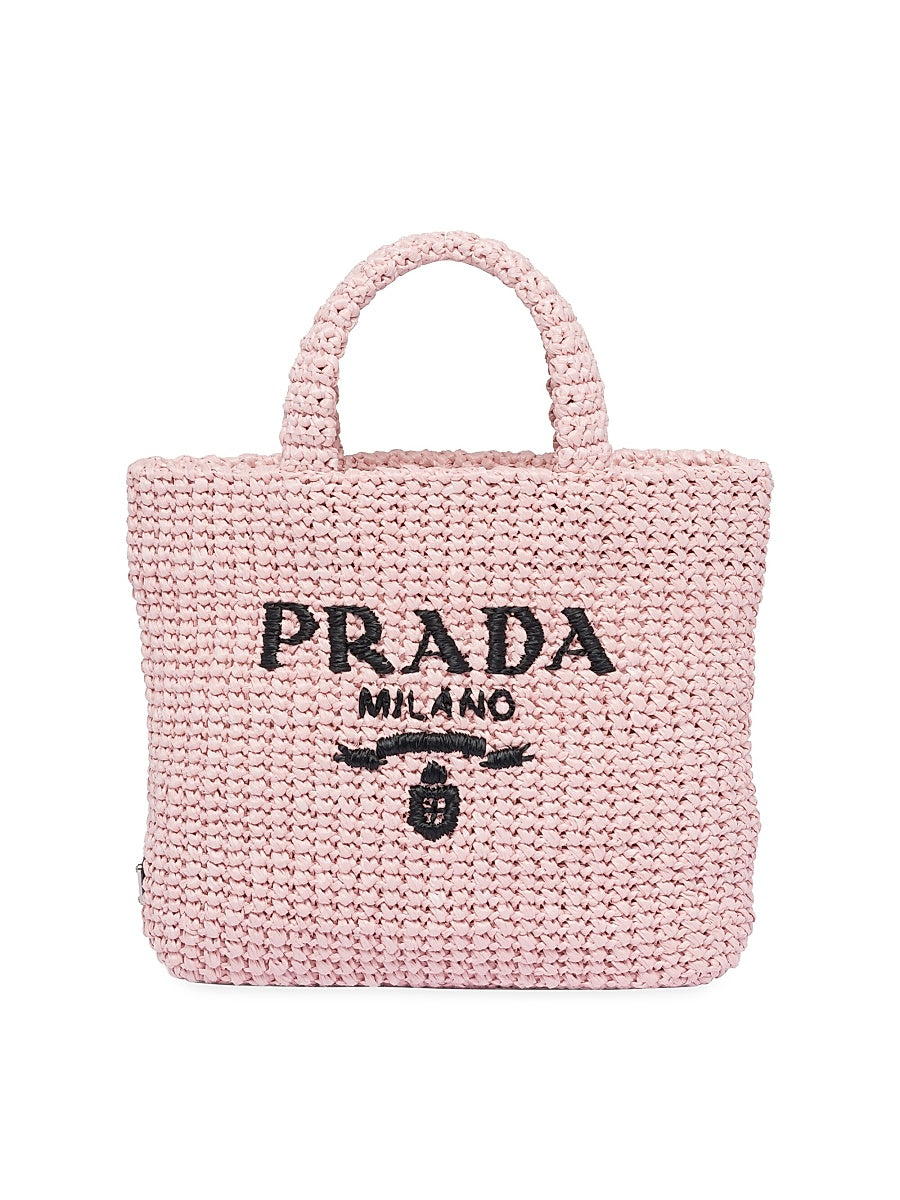 Small Raffia Tote Bag