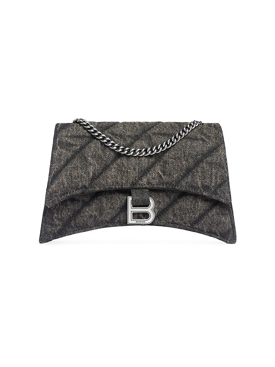 Crush XS Chain Bag Quilted Denim