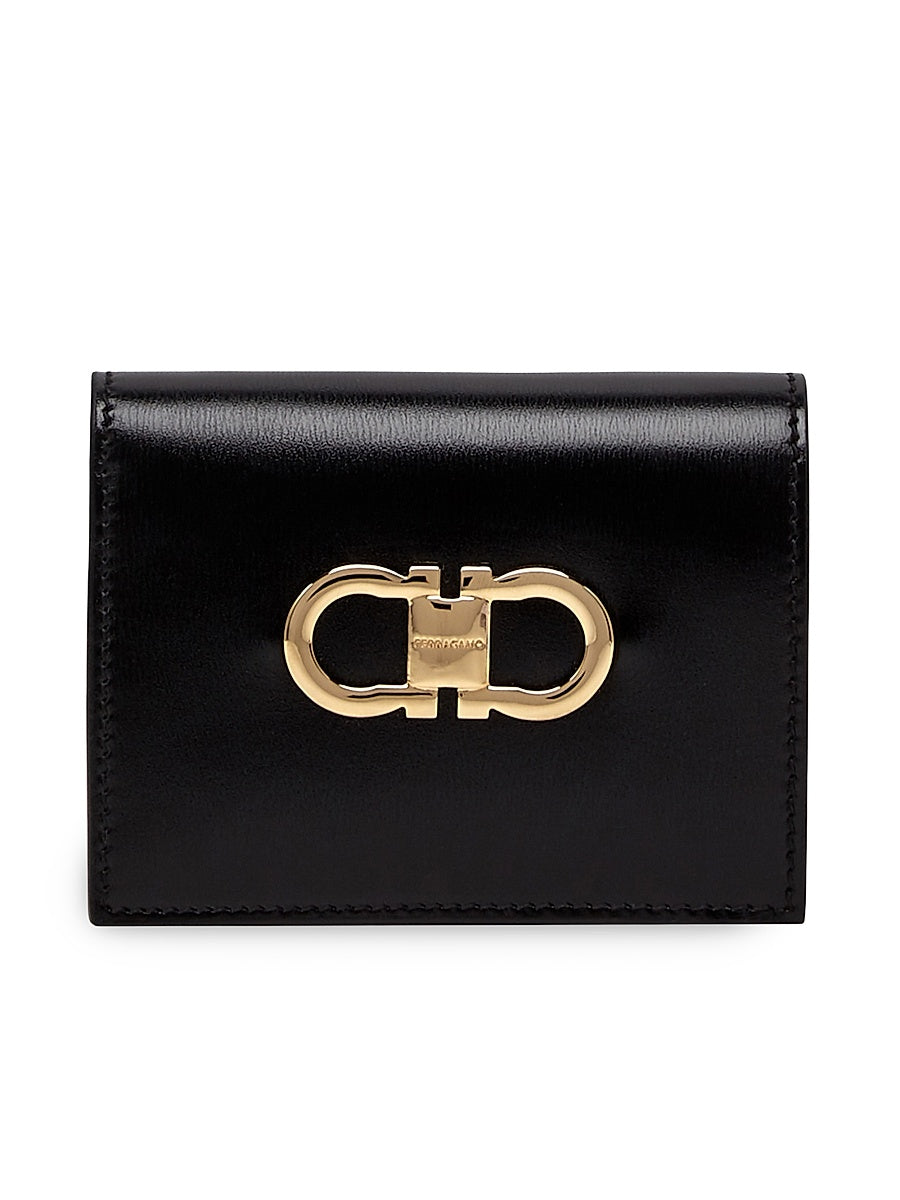 Gancini Leather BiFold Wallet