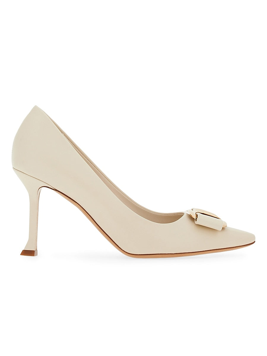 Zelma 85MM Leather Pumps