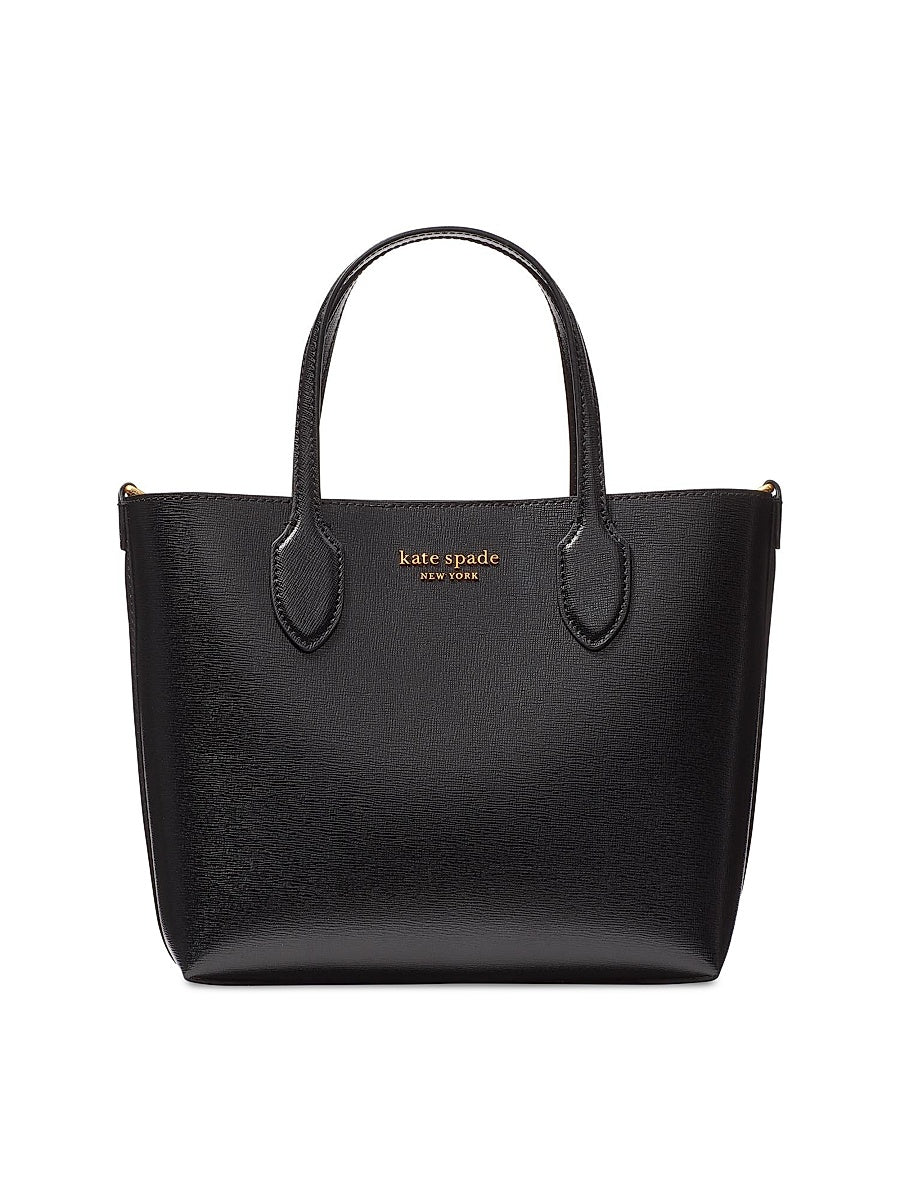 Medium Bleecker Saffiano Leather Crossbody Tote Bag